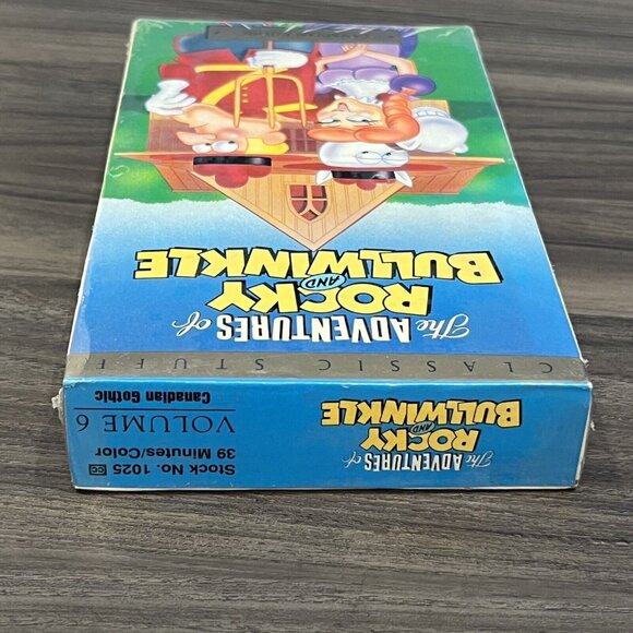 Vintage Sealed VHS The Adventures Of Rocky And Bullwinkle Vol 6 Canadian Gothic - Picture 6 of 15